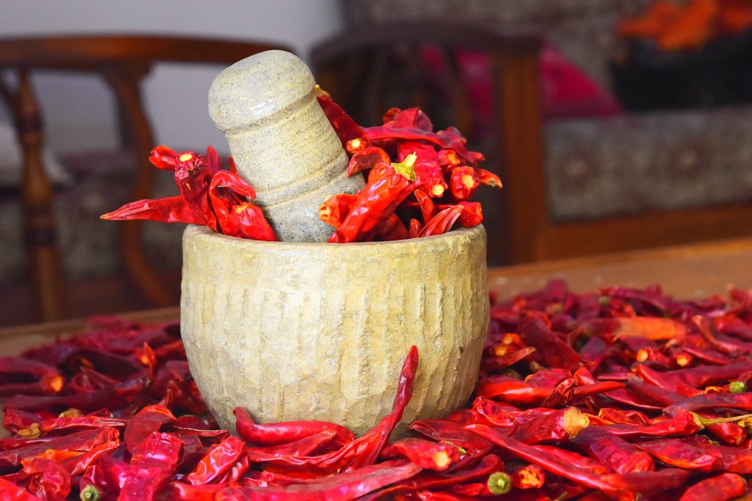 Dried Indian Chilli (Without Stem)